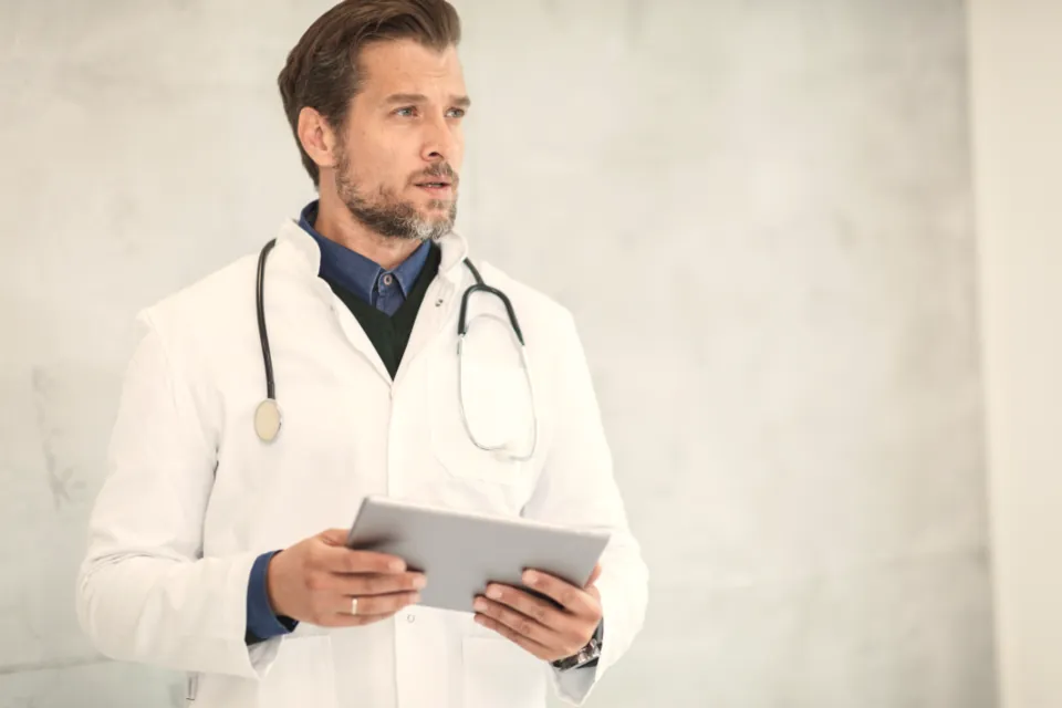 Retrato del doctor (foto de muestra)