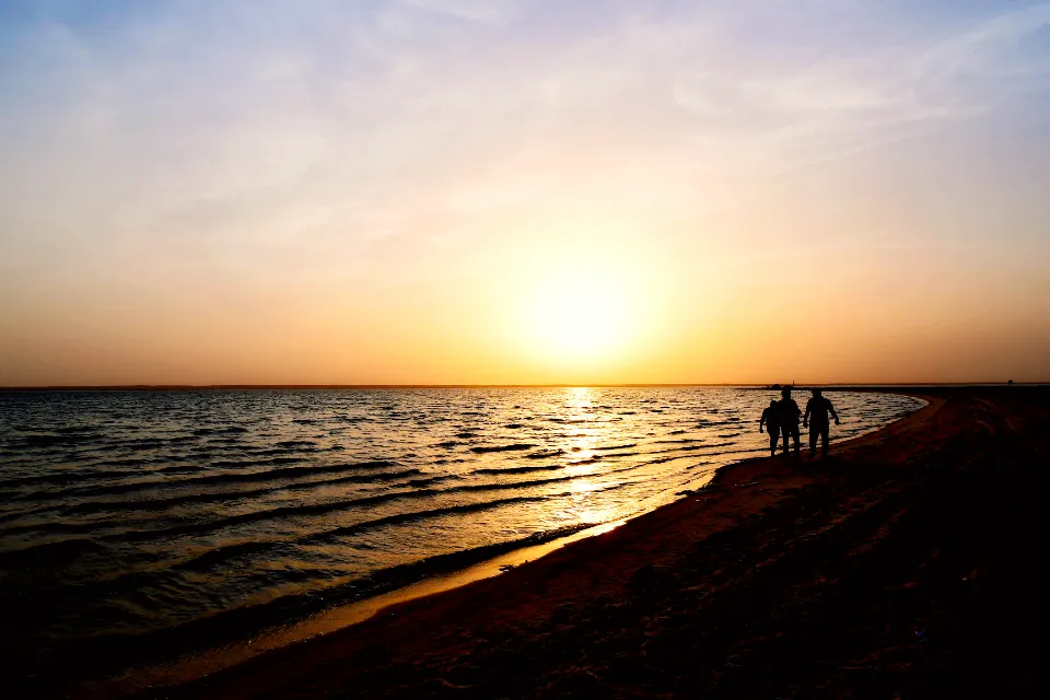 Atardecer en la bahía